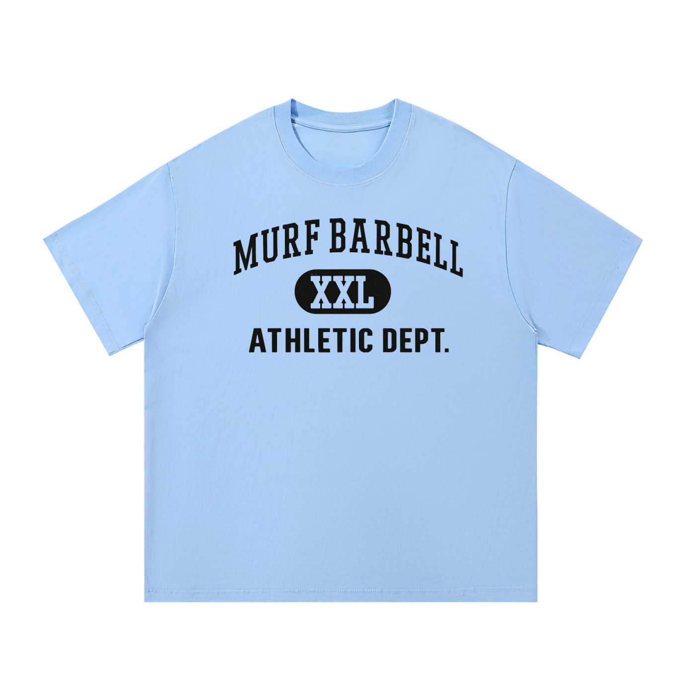Murf Barbell Athletic Dept. (Black Text) Tee