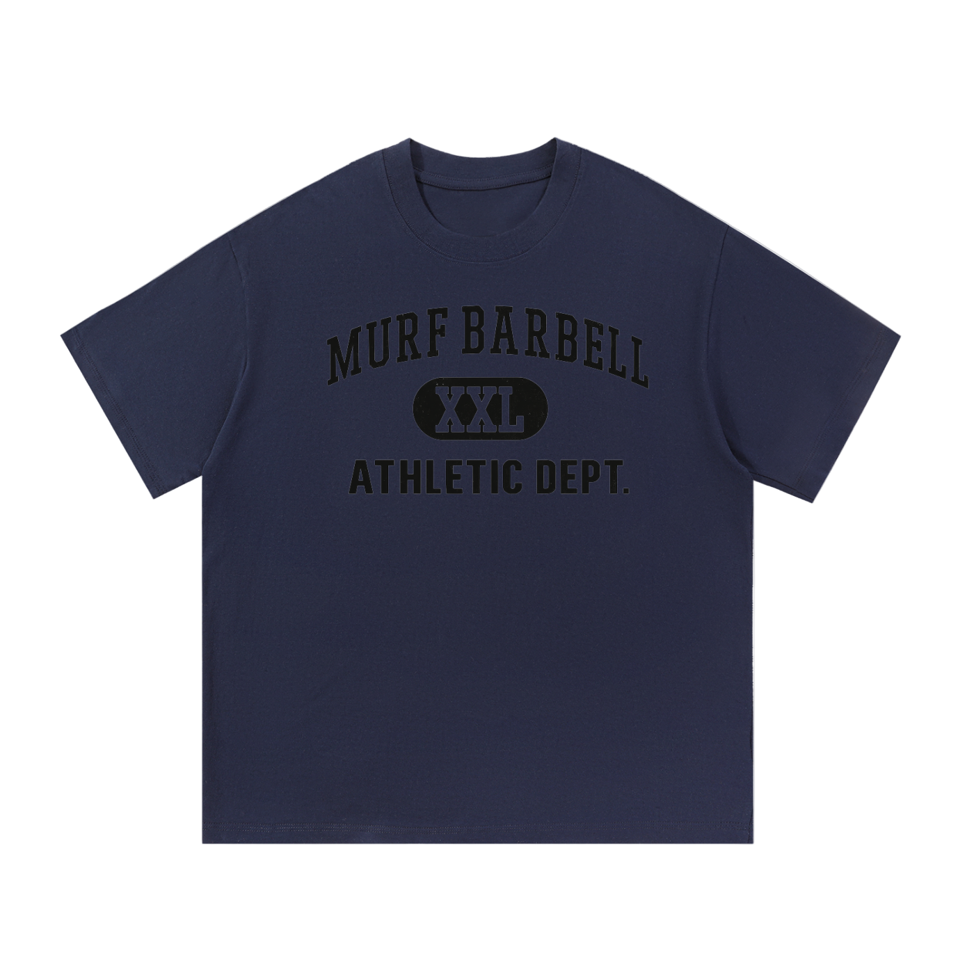 Murf Barbell Athletic Dept. (Black Text) Tee