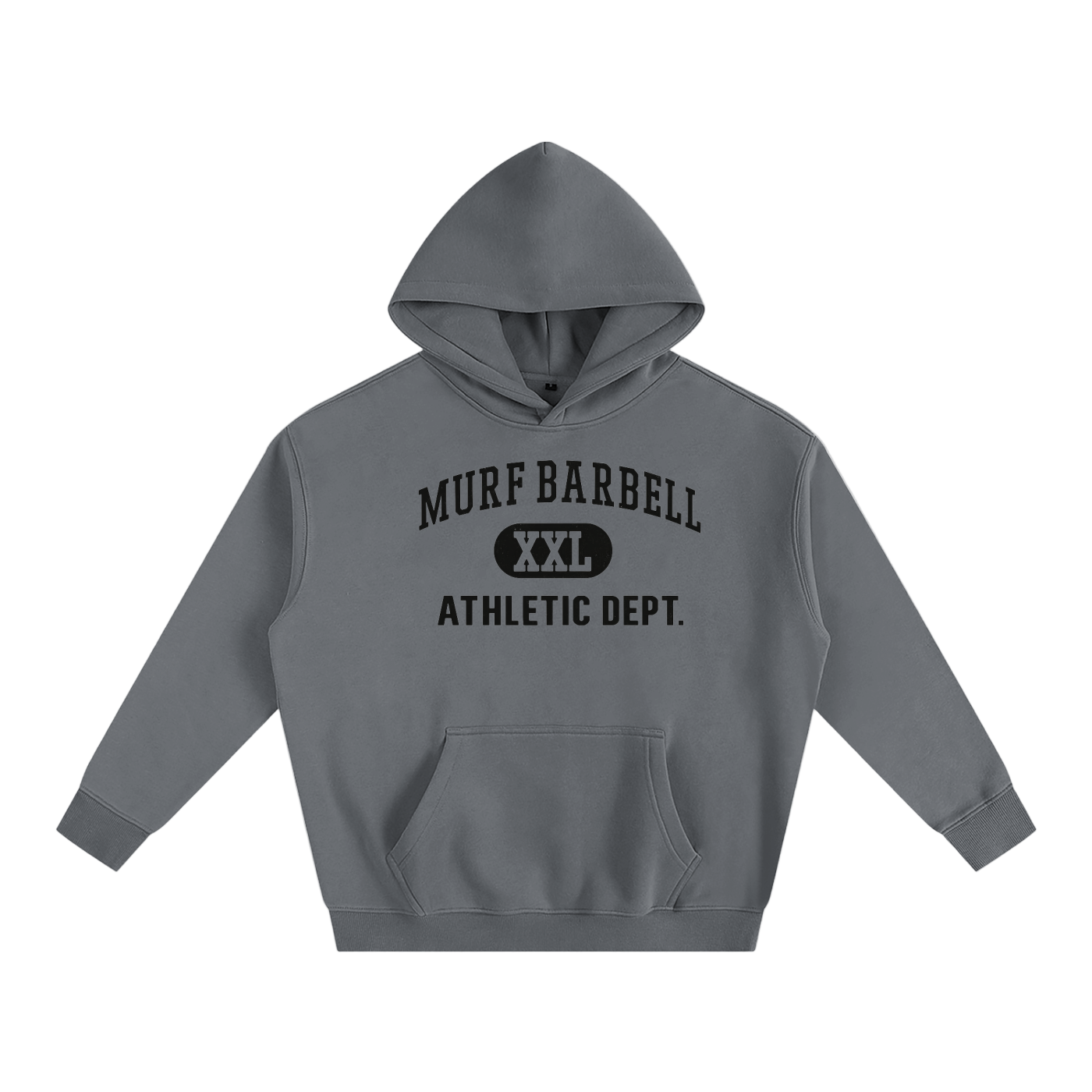 Murf Barbell Athletic Dept. (Black Text) Hoodie