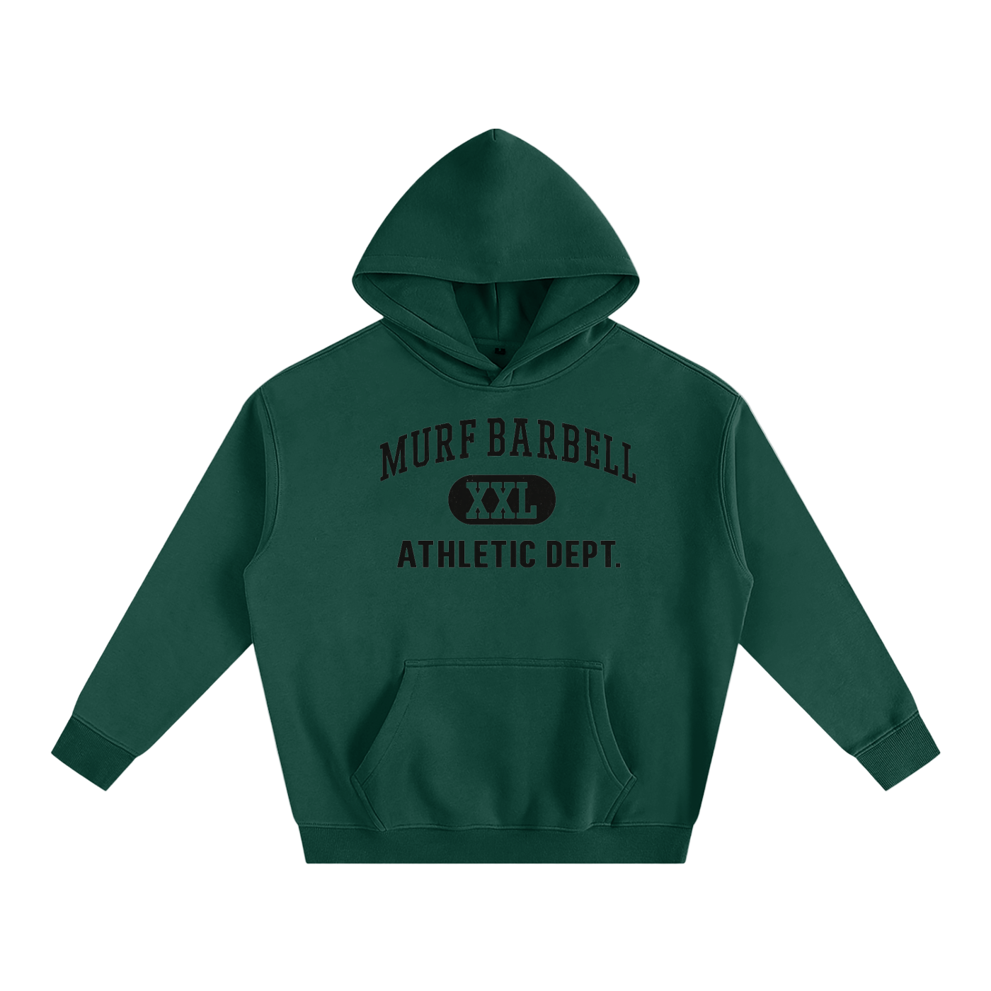 Murf Barbell Athletic Dept. (Black Text) Hoodie