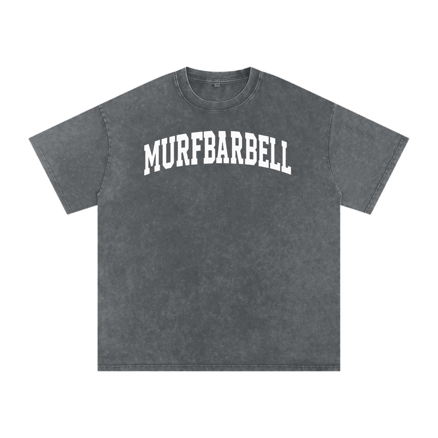 Women's Murf Barbell Snow Washed Oversized T-Shirt